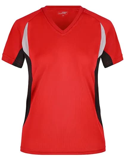 Ladies’ Running-T – Rouge / Noir