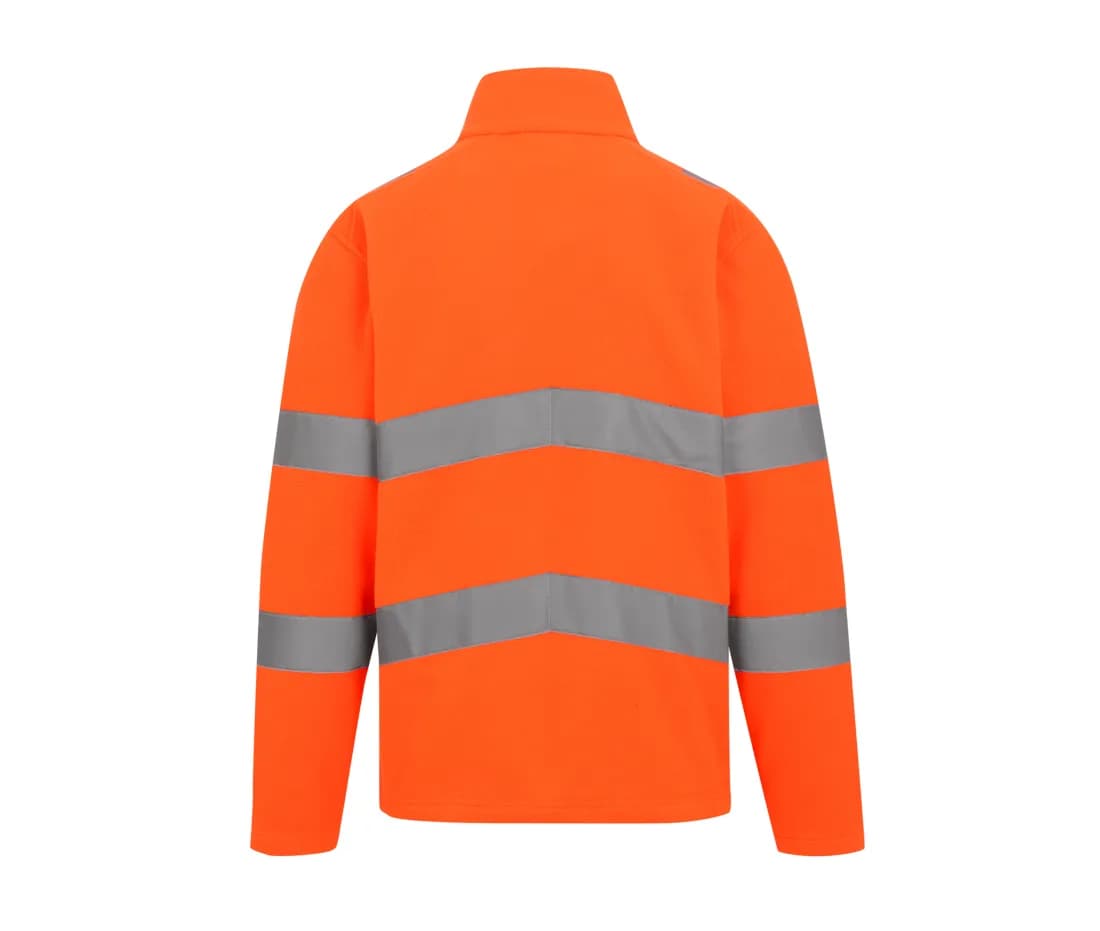 Hi-Vis Pro Contract Thor Fleece – Orange – vue de dos