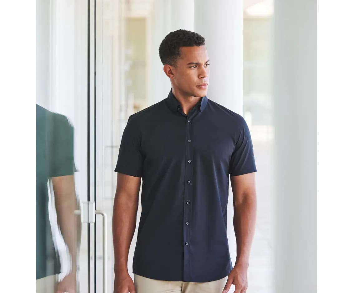 Men's Short Sleeved 'cotton Feel' Coolplus® Shirt
