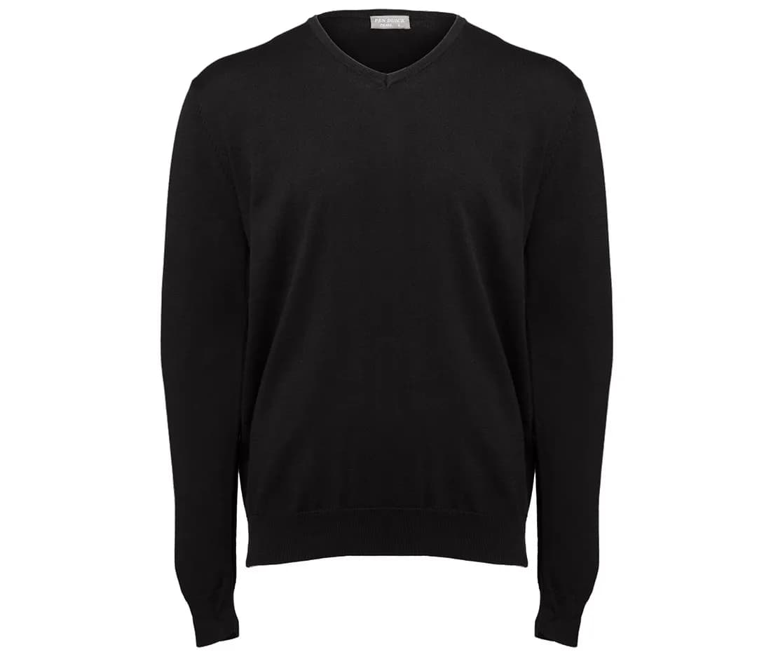 Pull col V homme