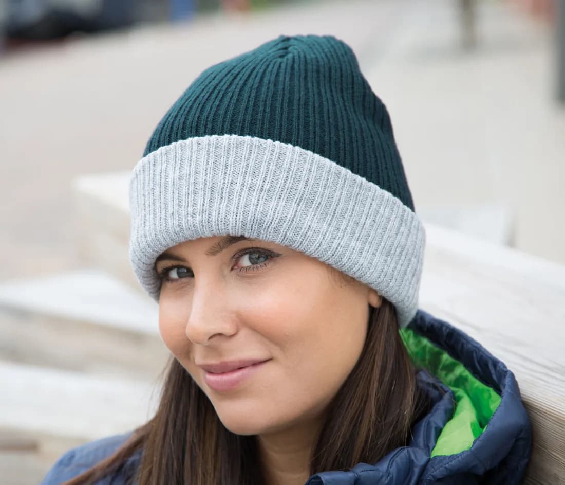 Double Layer Knitted Hat