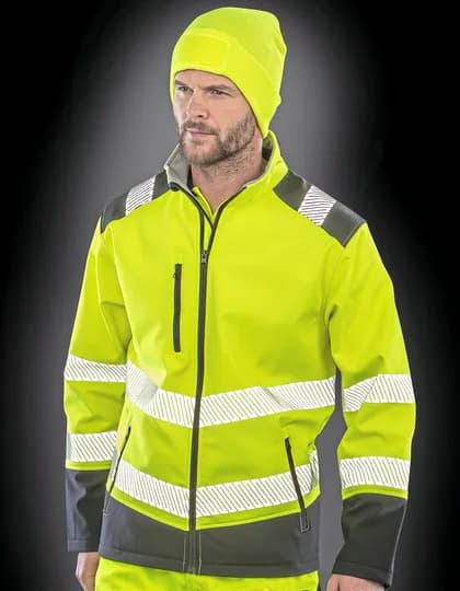 Printable Ripstop Safety Softshell Jacket
