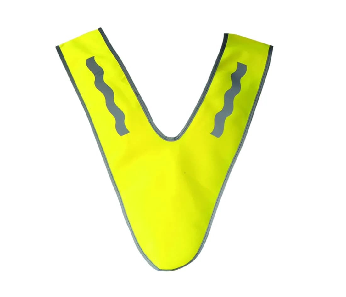 Col réfléchissant enfant – Jaune fluo