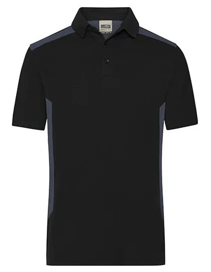 Men’s Workwear Polo -STRONG- – Schwarz / Carbon