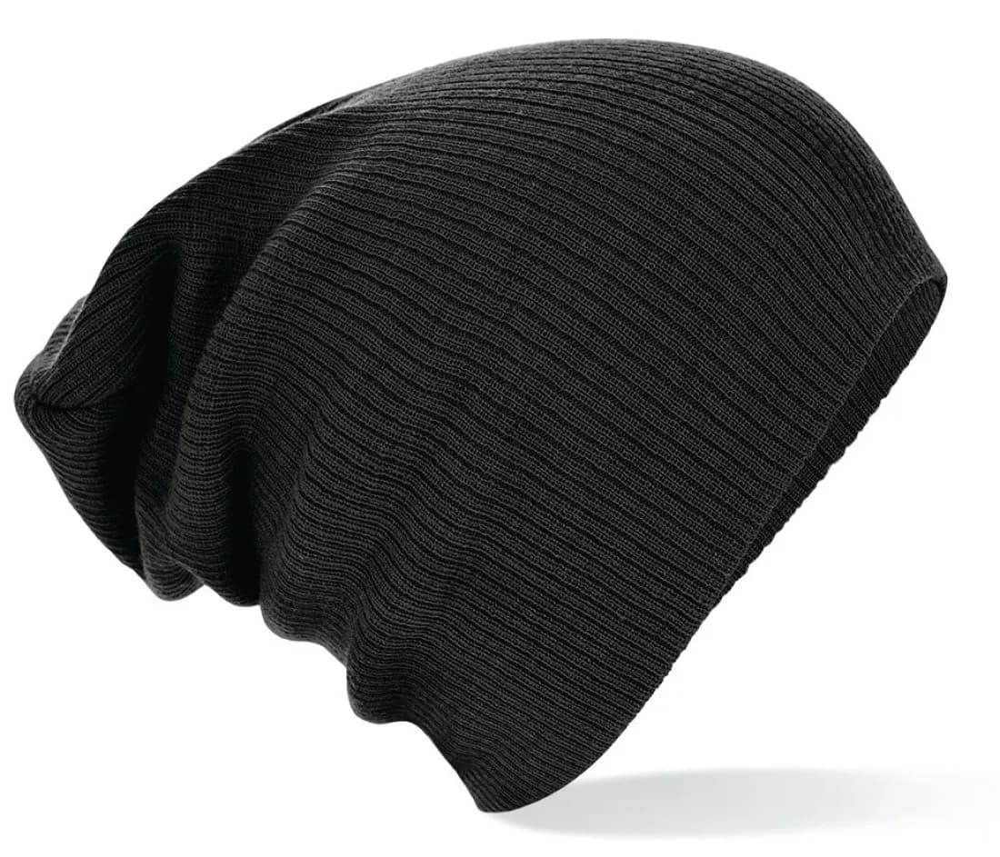 Slouch Beanie – Schwarz