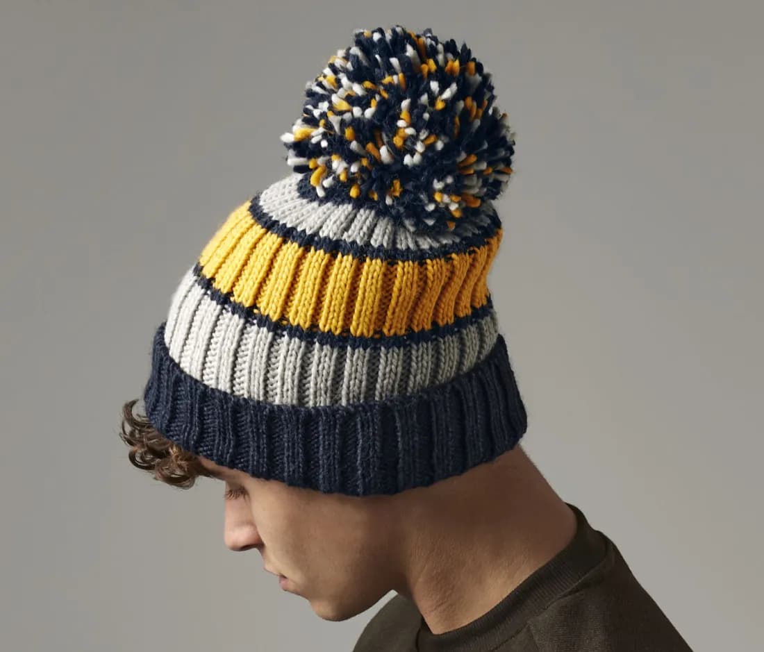 Hygge Striped Beanie
