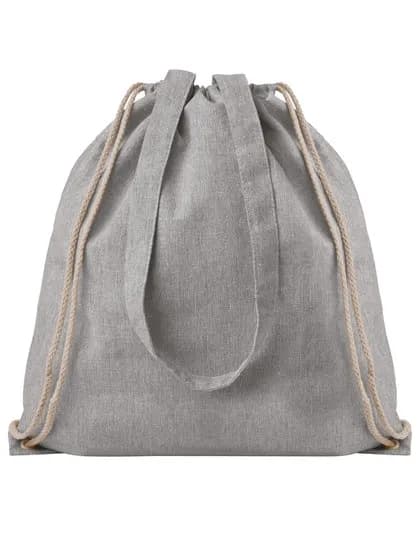Drawstring Backpack With Handles Atlanta – Gris chiné