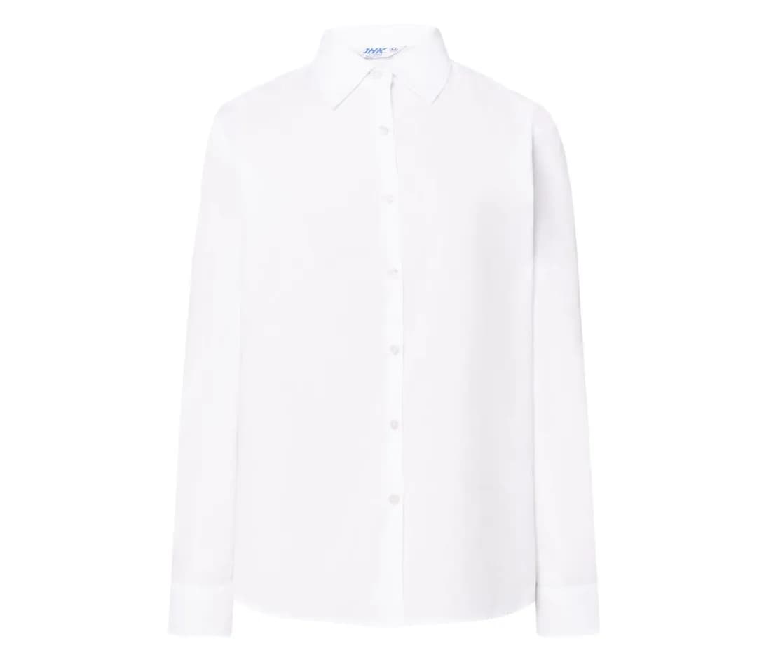 Casual & Business Shirt Lady Poplin – Weiss