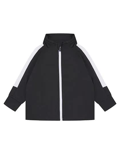 Kids Track Top – Schwarz / Weiss