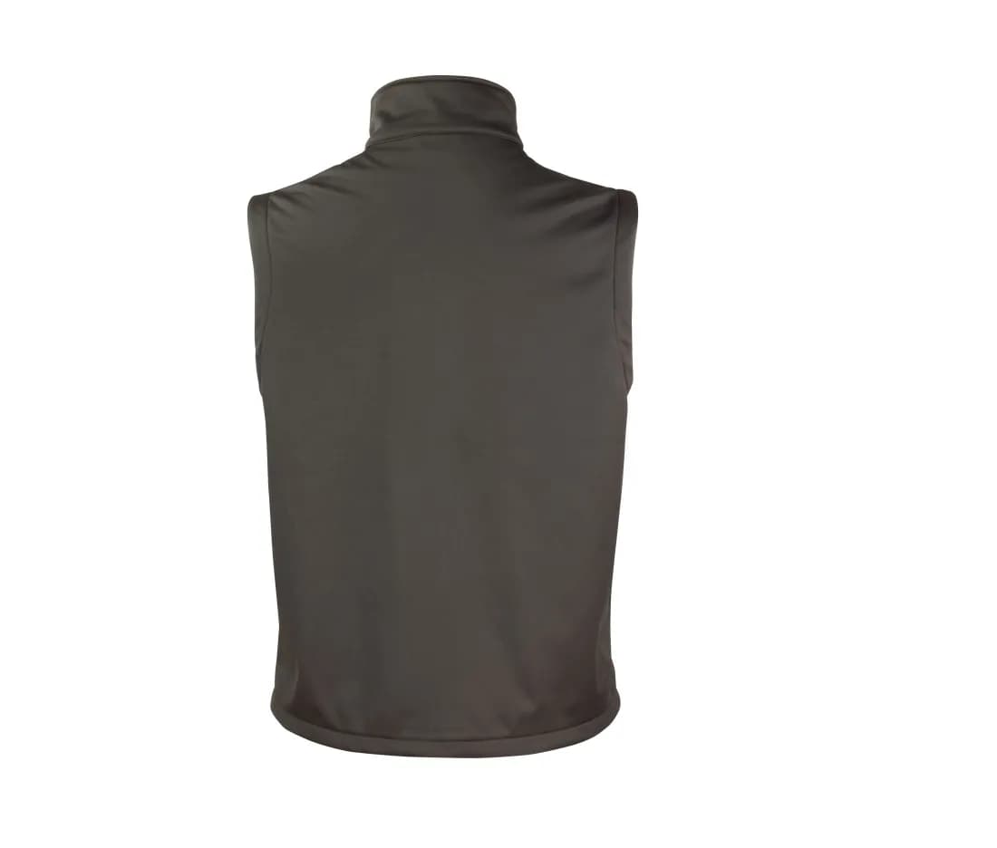Core Softshell Bodywarmer R214X – Schwarz – Rückansicht