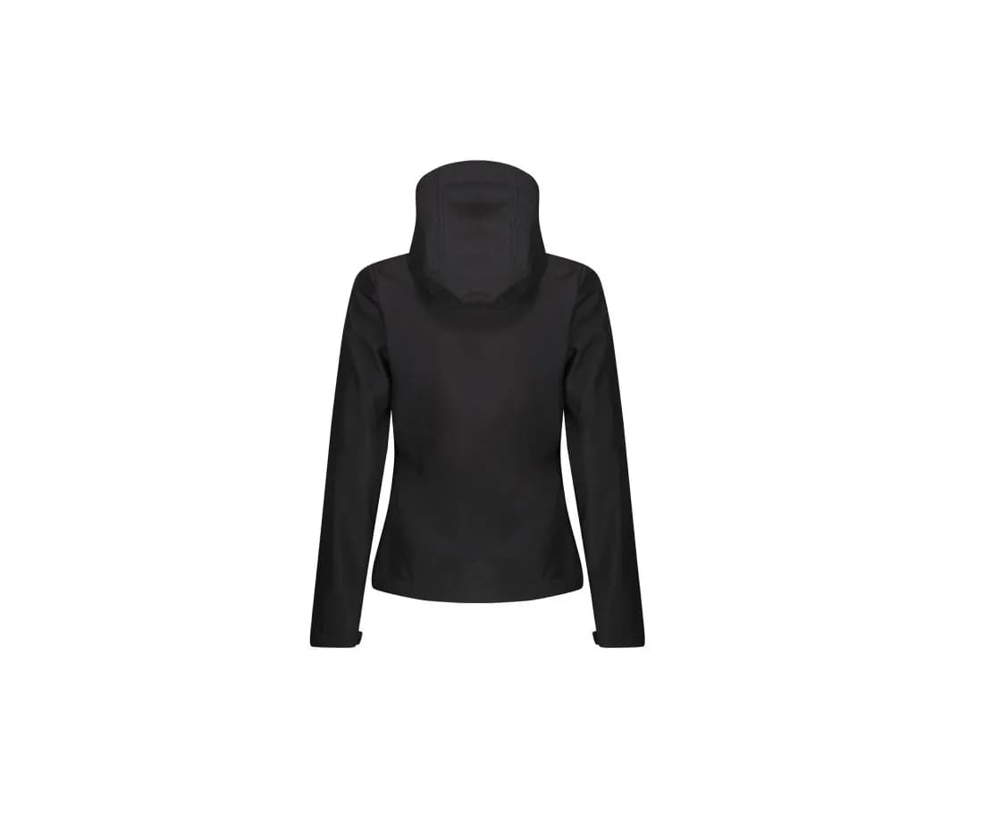 Damen Softshelljacke «Venturer» – Schwarz – Rückansicht