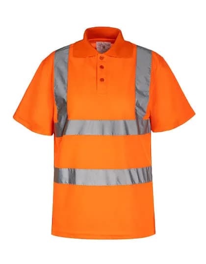 Hi-Vis Basic Polo Shirt Liverpool – Orange