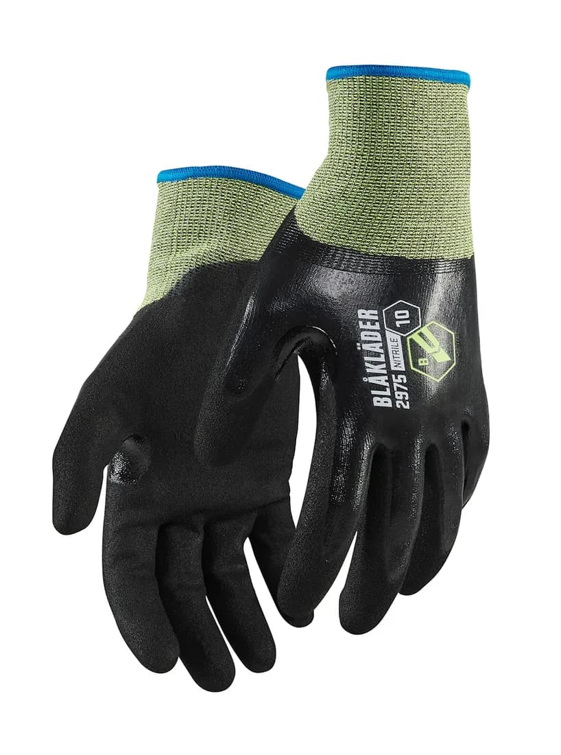 Schnittschutz-Handschuh B wasserdicht, nitrilbeschichtet