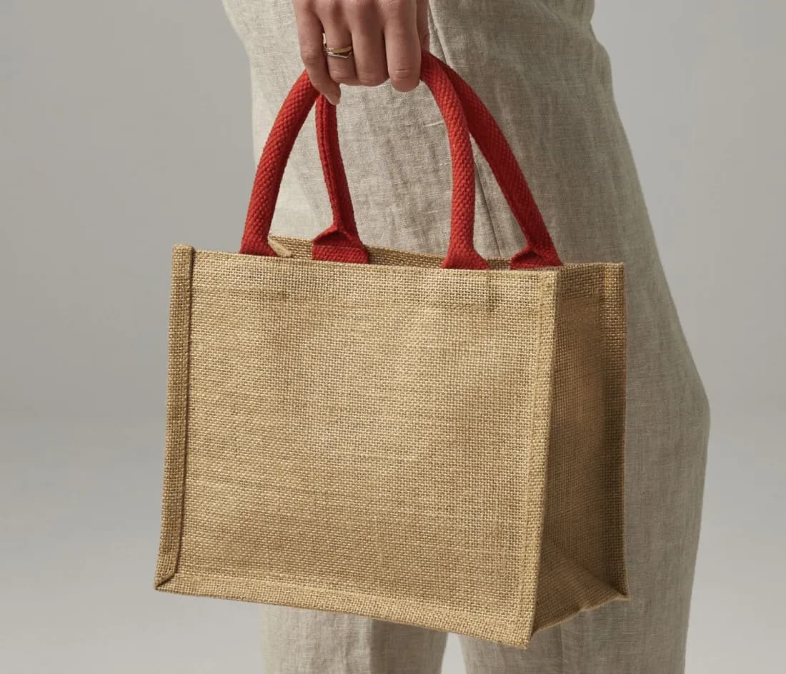 Jute Mini Gift Bag