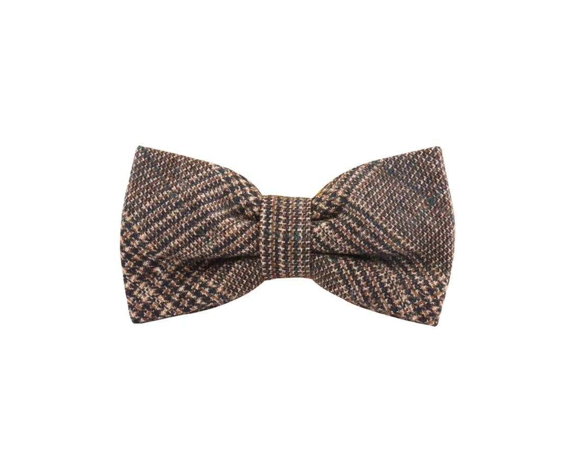 Bow Tie Urban-Glencheck – Braun