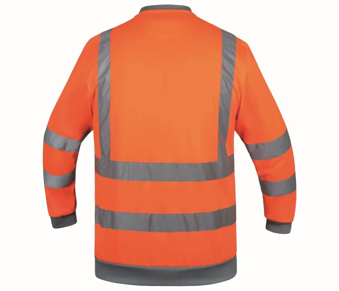 Hi-Vis Sweatshirt – Orange – vue de dos