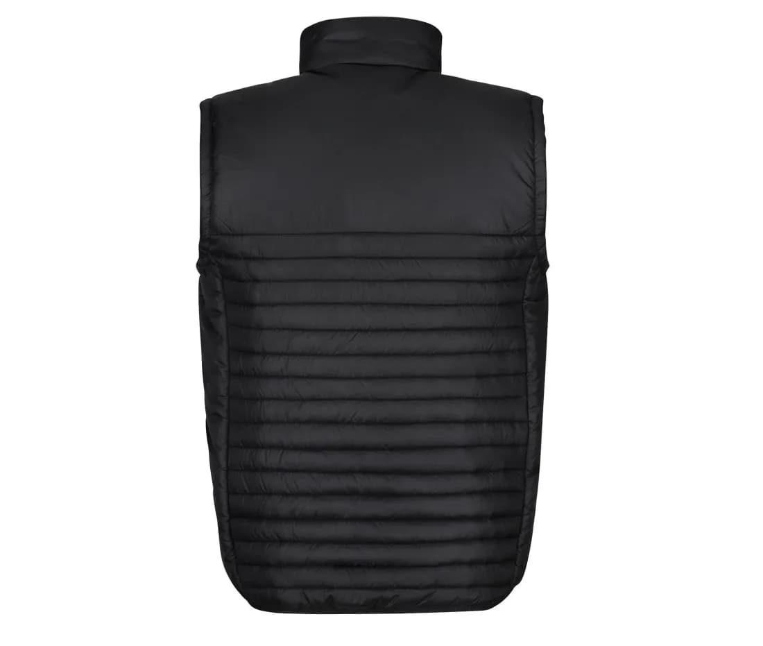 Bodywarmer thermique recyclé «Honestly Made» – Noir – vue de dos