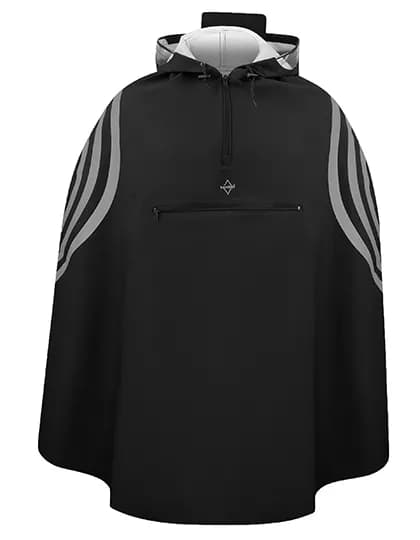 Super Premium Rain Poncho Rotterdam – Schwarz