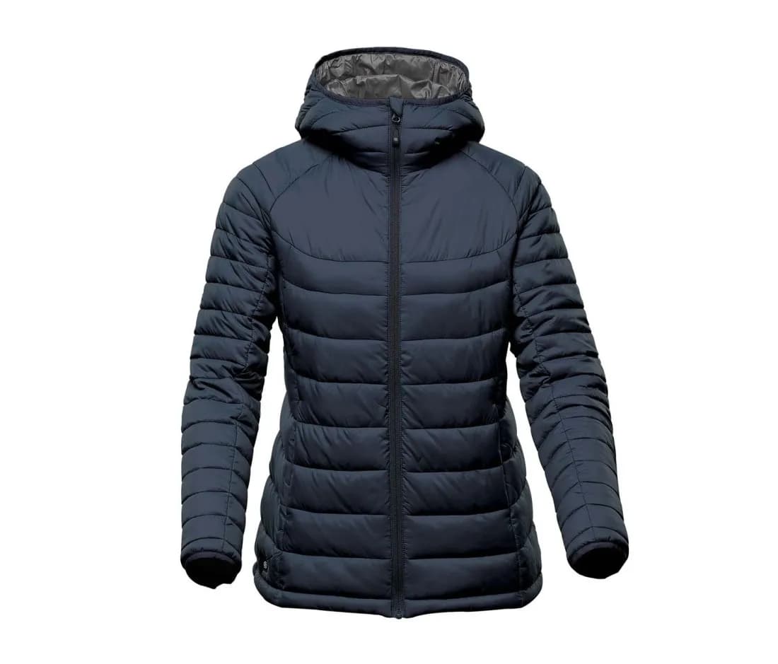 Veste matelassée «Stavanger» femme – Marine / Anthracite