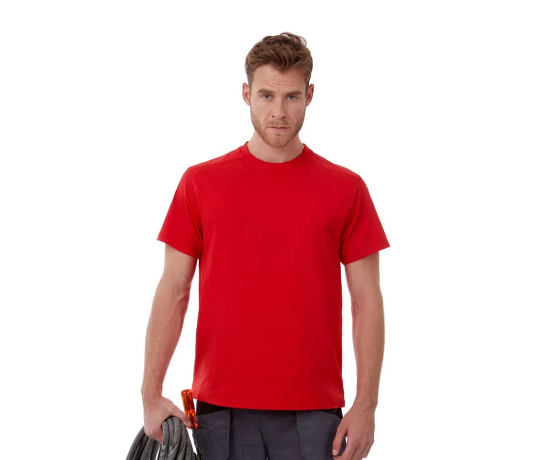 Arbeits-T-Shirt – Waschbar bis 60 °C, Verstärkte Nähte