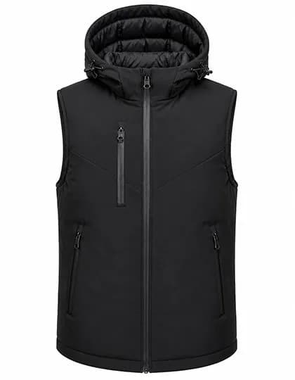 Men’s High Performance Winter Softshell Vest – Schwarz