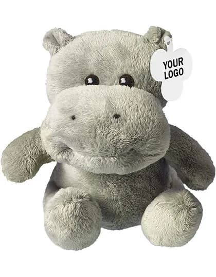 Plush Hippo – Gris