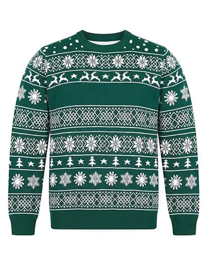 Christmas Sweater – Vert / Blanc