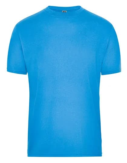 Men’s Bio Workwear T-Shirt – Turquoise (Aqua)