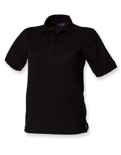 Ladies’ 65/35 Classic Piqué Polo Shirt – Schwarz