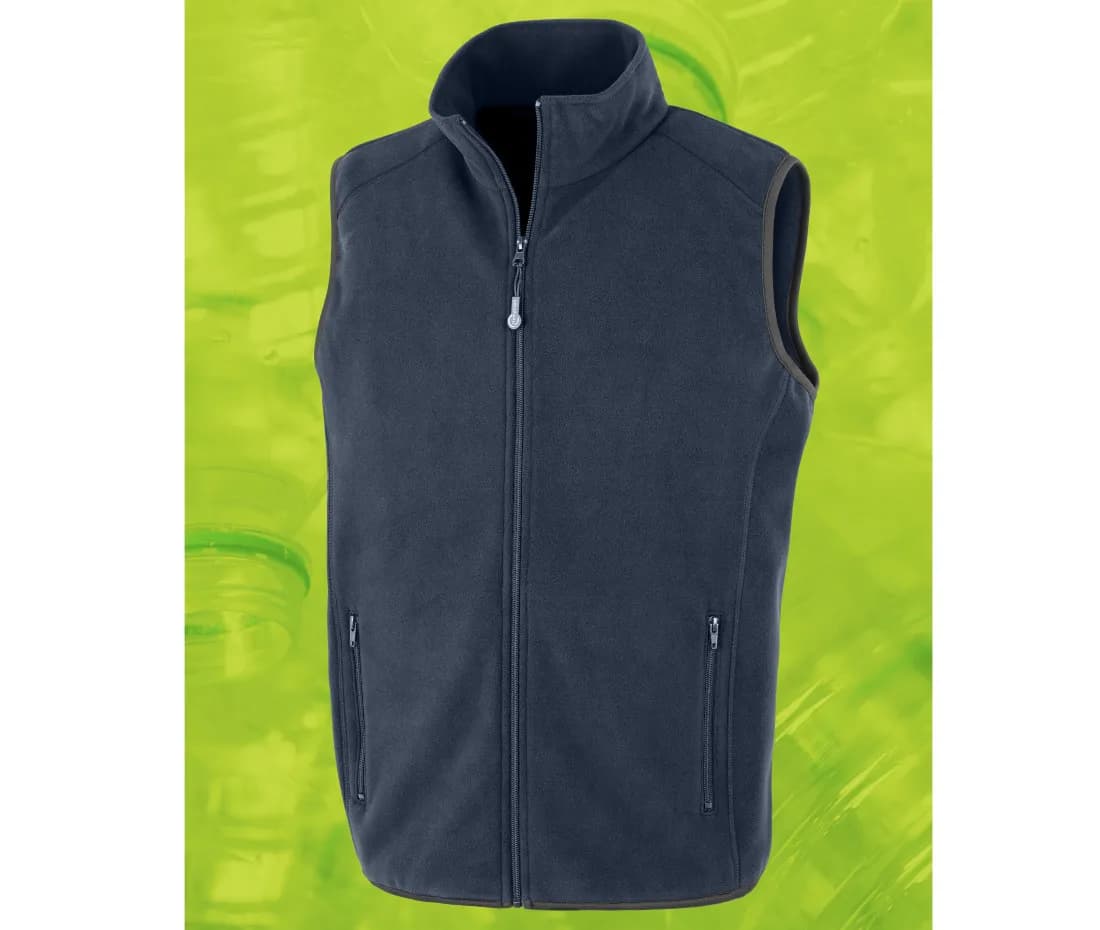 Recycelter Fleece-Bodywarmer «Polarthermic» – Marine