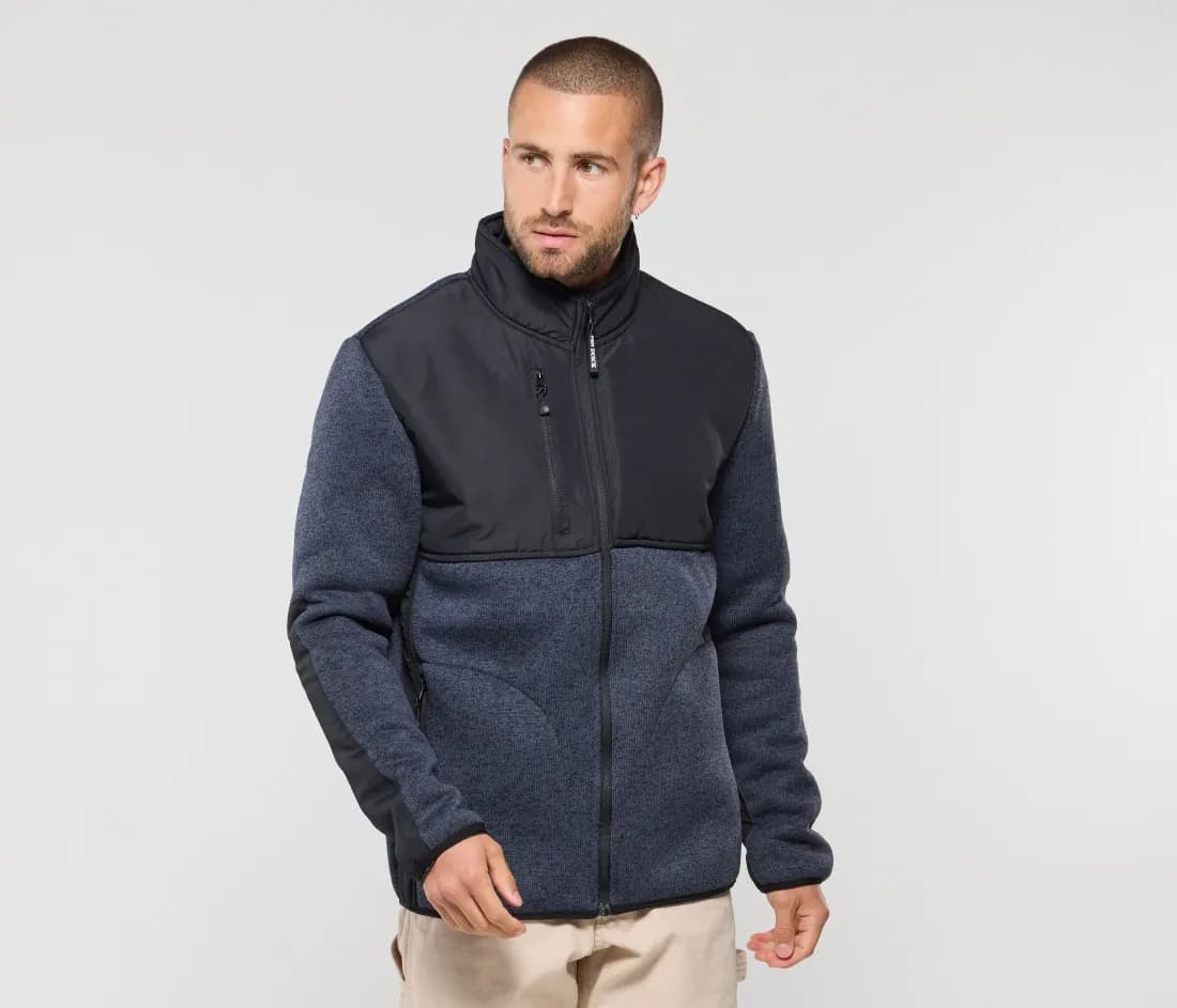 Dicke Fleecejacke mit Sherpa