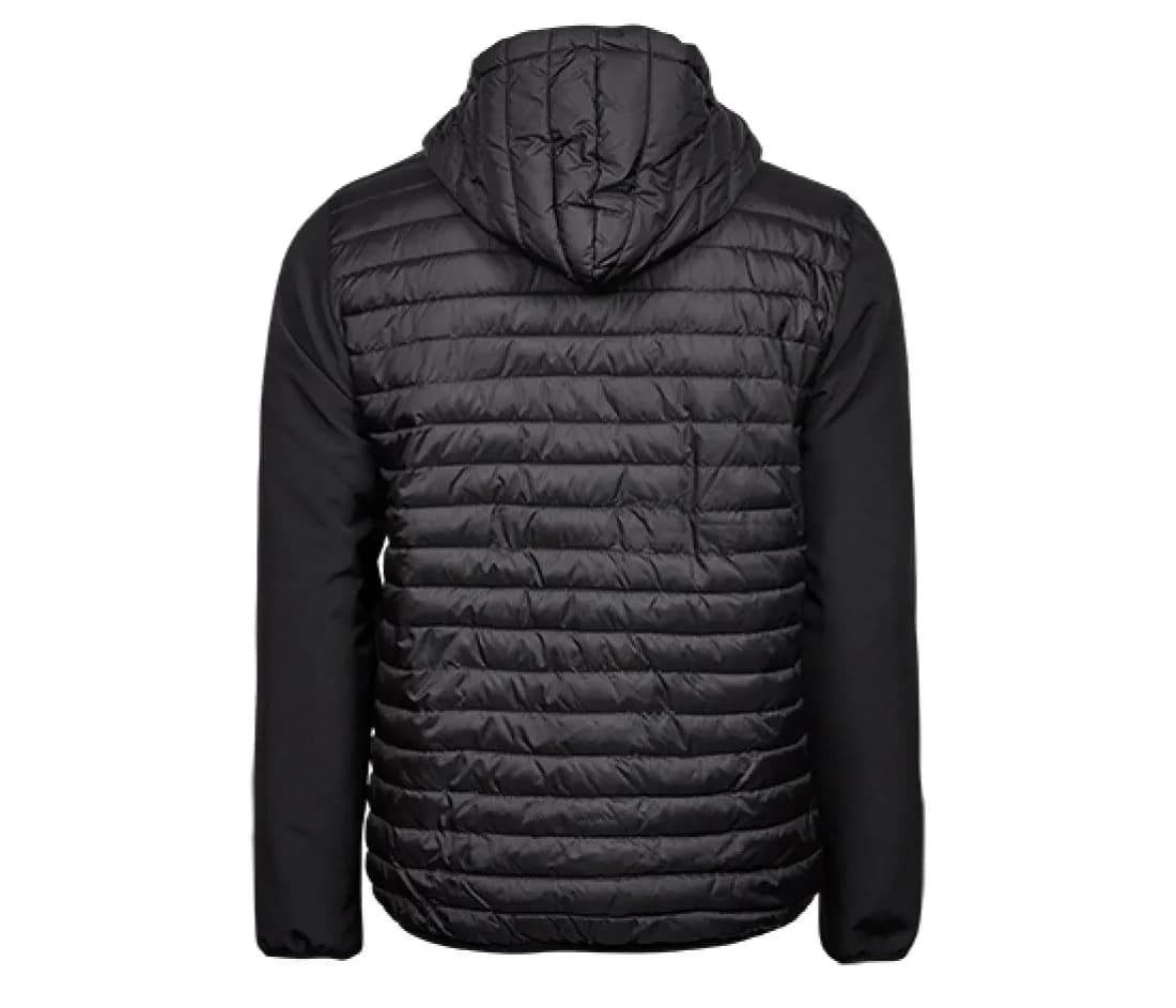 Jacke mit Kapuze «Crossover» – Schwarz – Rückansicht