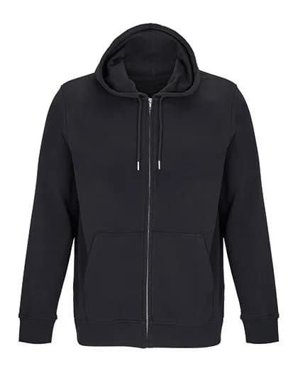 Unisex Full-Zip Hoodie Calipso – Noir