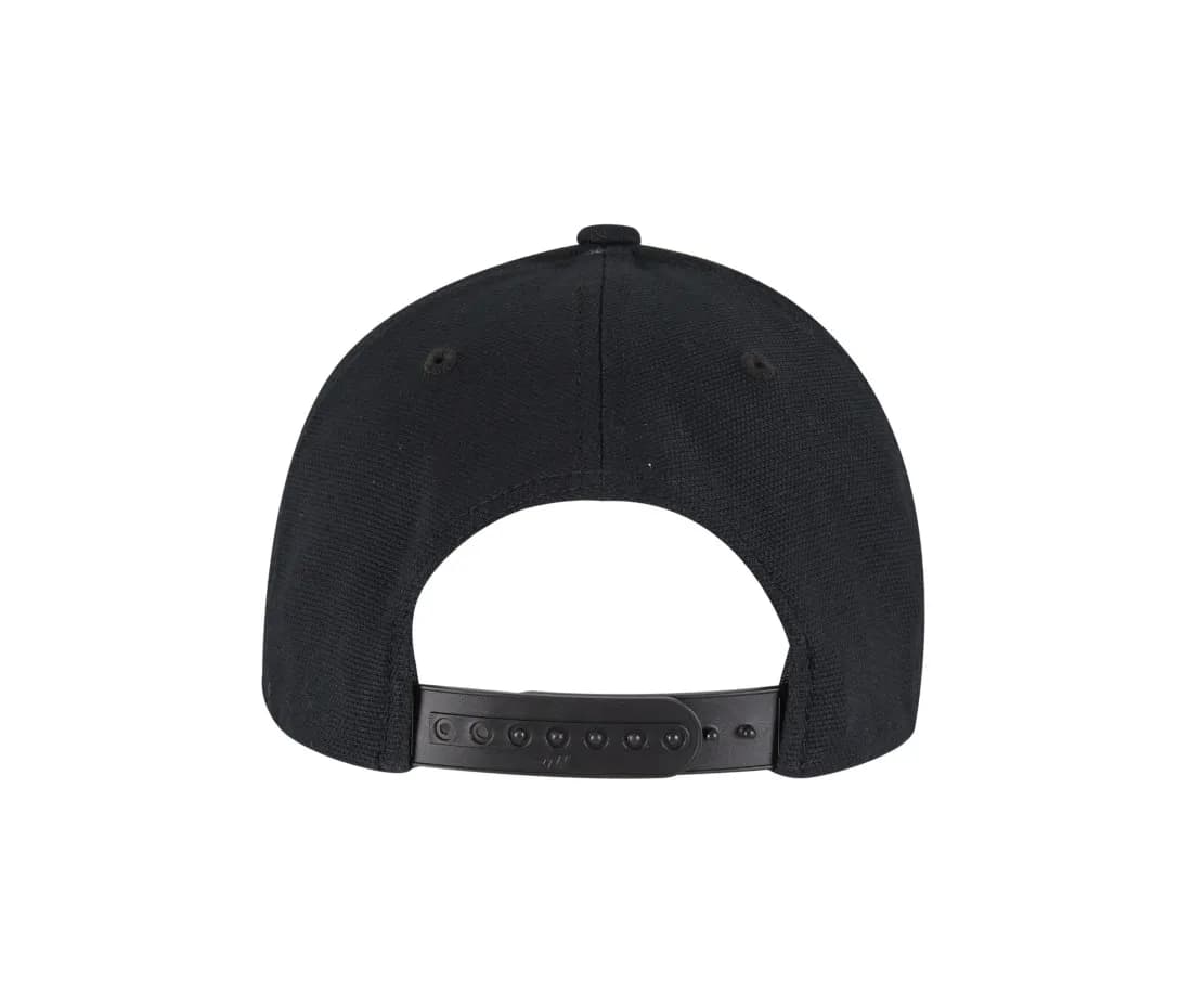 110 Curved Snapback – Schwarz – Rückansicht