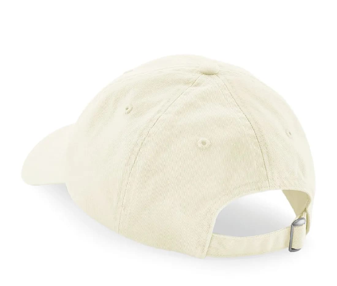 Casquette profil bas en twill de coton