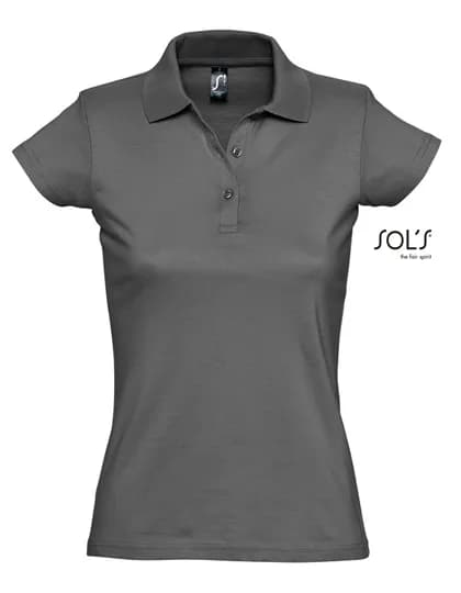Women’s Jersey Polo Shirt Prescott – Anthracite