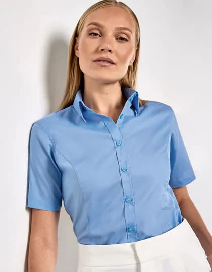Women’s Tailored Fit Business Shirt Short Sleeve
