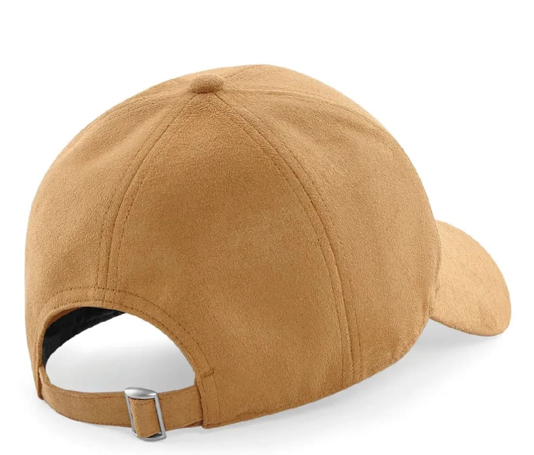 Faux Suede 6 Panel Cap
