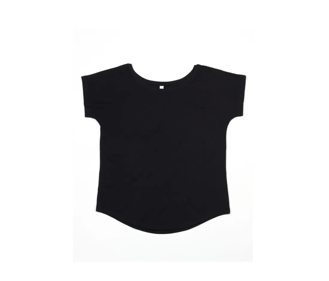 Damen T-Shirt Loose Fit – Schwarz