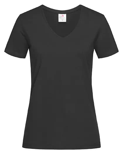 Classic-T V-Neck Women – Noir