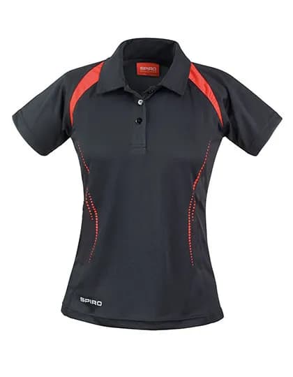 Women’s Team Spirit Polo – Noir / Rouge