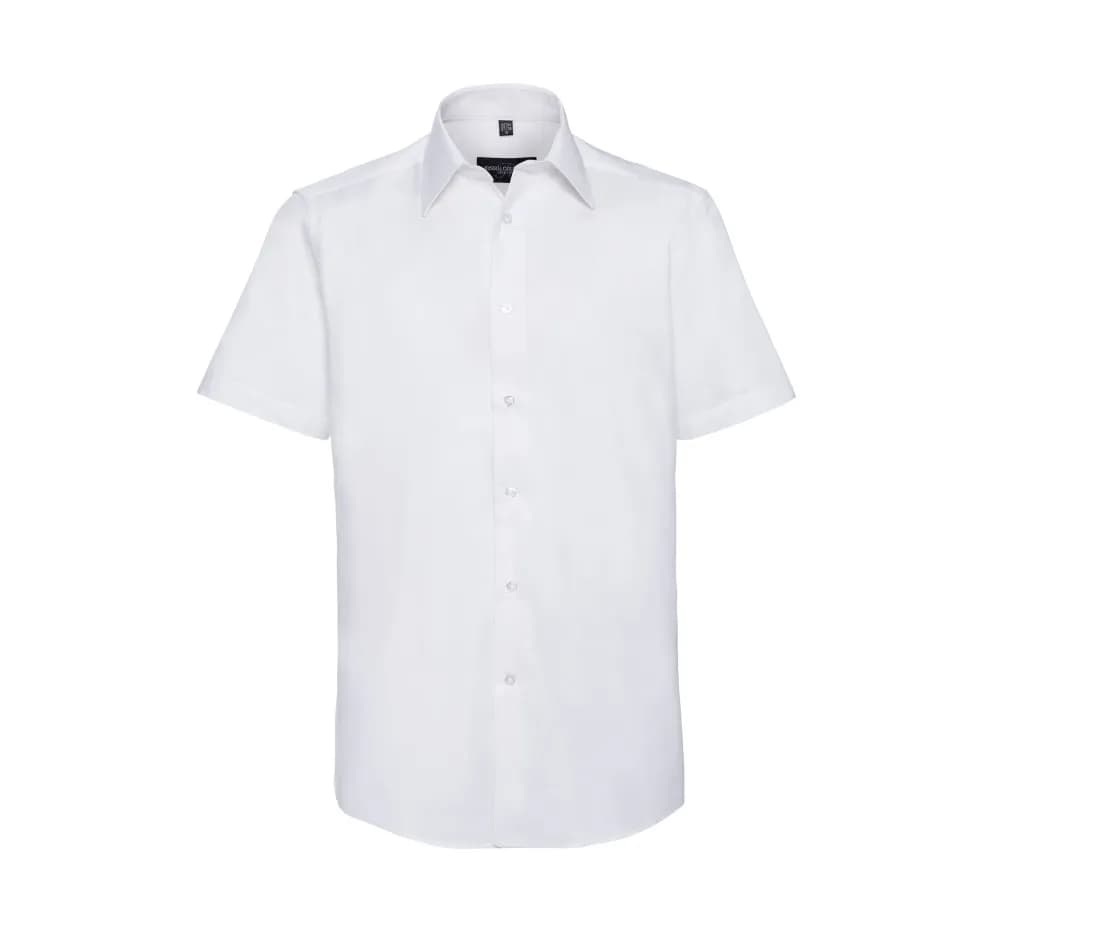 Chemise Oxford cintrée manches courtes homme