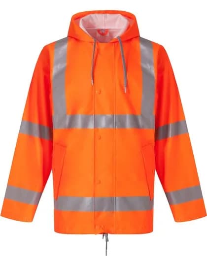 Hi-Vis Soft Flex Breathable Rain Jacket