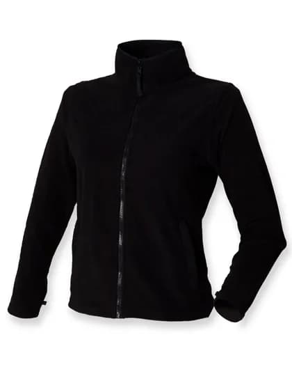 Ladies’ Microfleece Jacket – Schwarz