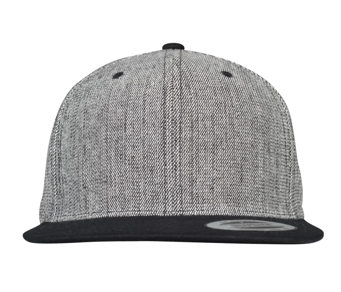 Melange Solid Snapback