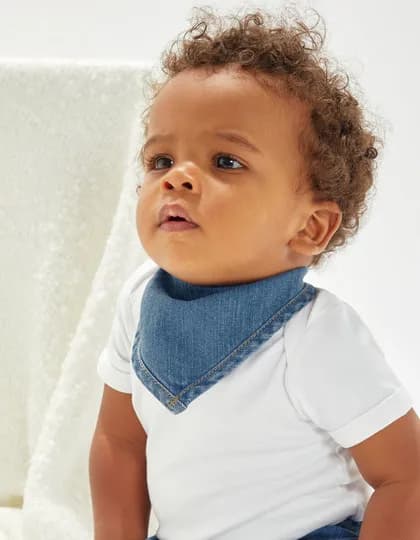 Baby Rocks Denim Bandana Bib