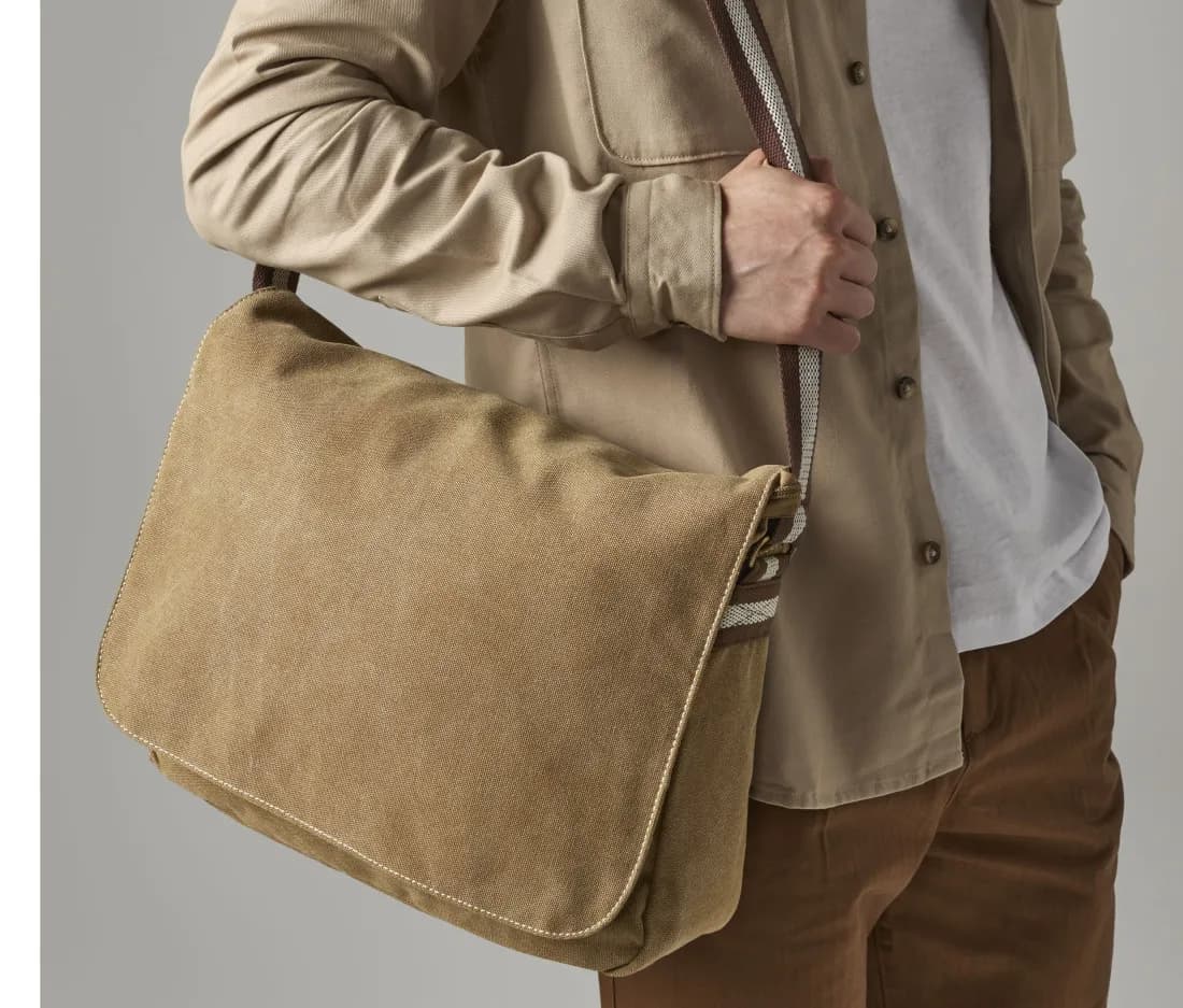 Vintage Canvas Despatch Bag