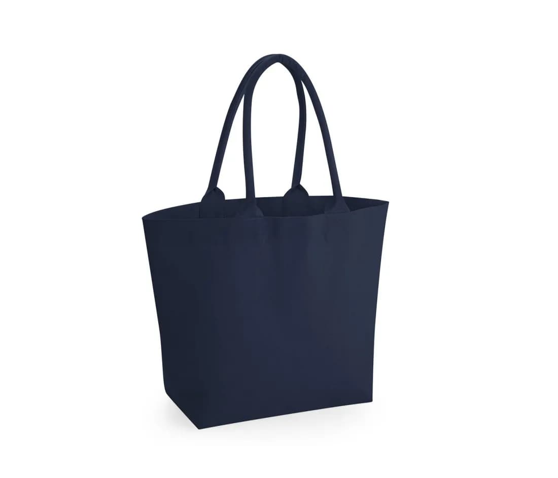 Strandtasche aus Fairtrade-Baumwolle – Dunkelmarine