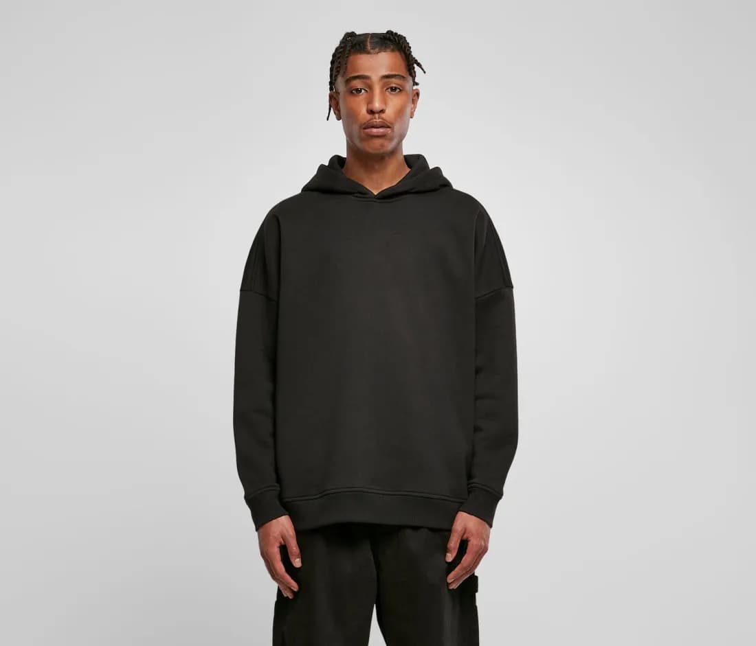Oversized Cut On Sleeve Hoody