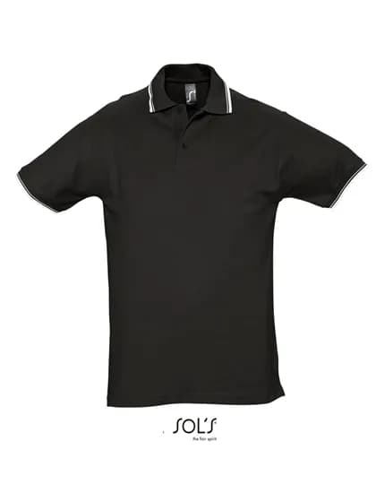 Contrast-Polo Practice – Noir / Blanc